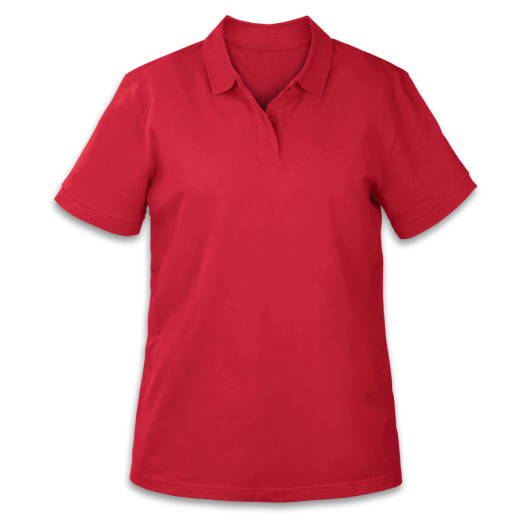 Red Carter Womens Polos